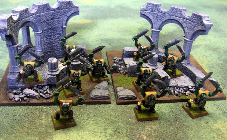Two Orc Boyz Units