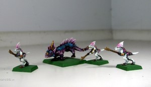 Salamander hunting party