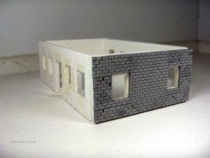 normandy4 Side wall bricked over